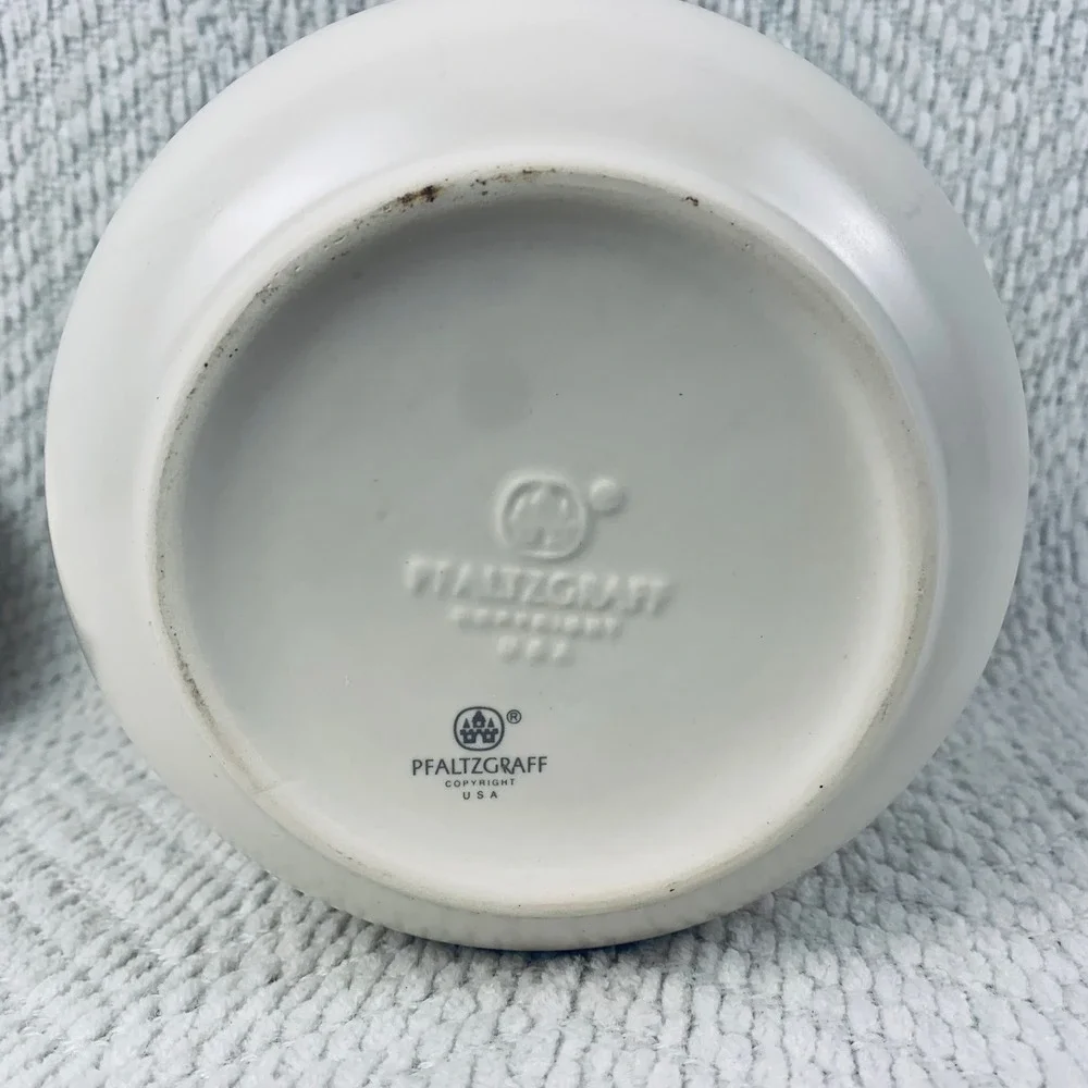 Pfaltzgraff Canister Cream Tea Rose‎ Floral Stoneware Heritage USA Grandmacore